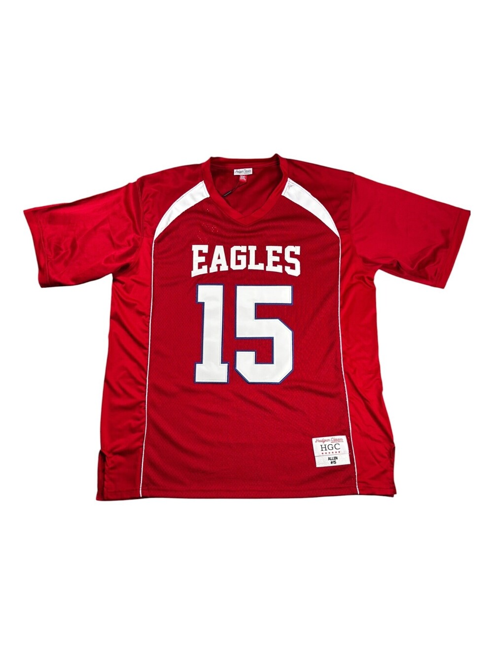 Headgear Classics Josh Allen Firebaugh High School Eagles Jersey Red 3XL HGA55